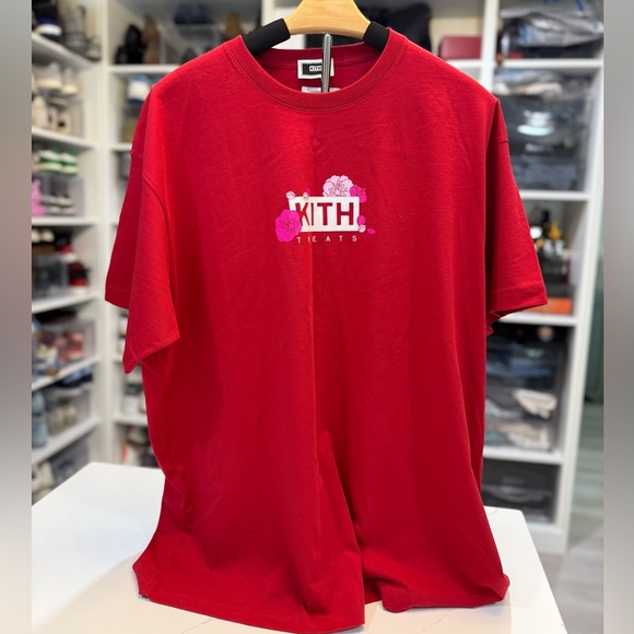 Kith Red Graphic T-Shirt - New XL - Picture 1 of 5